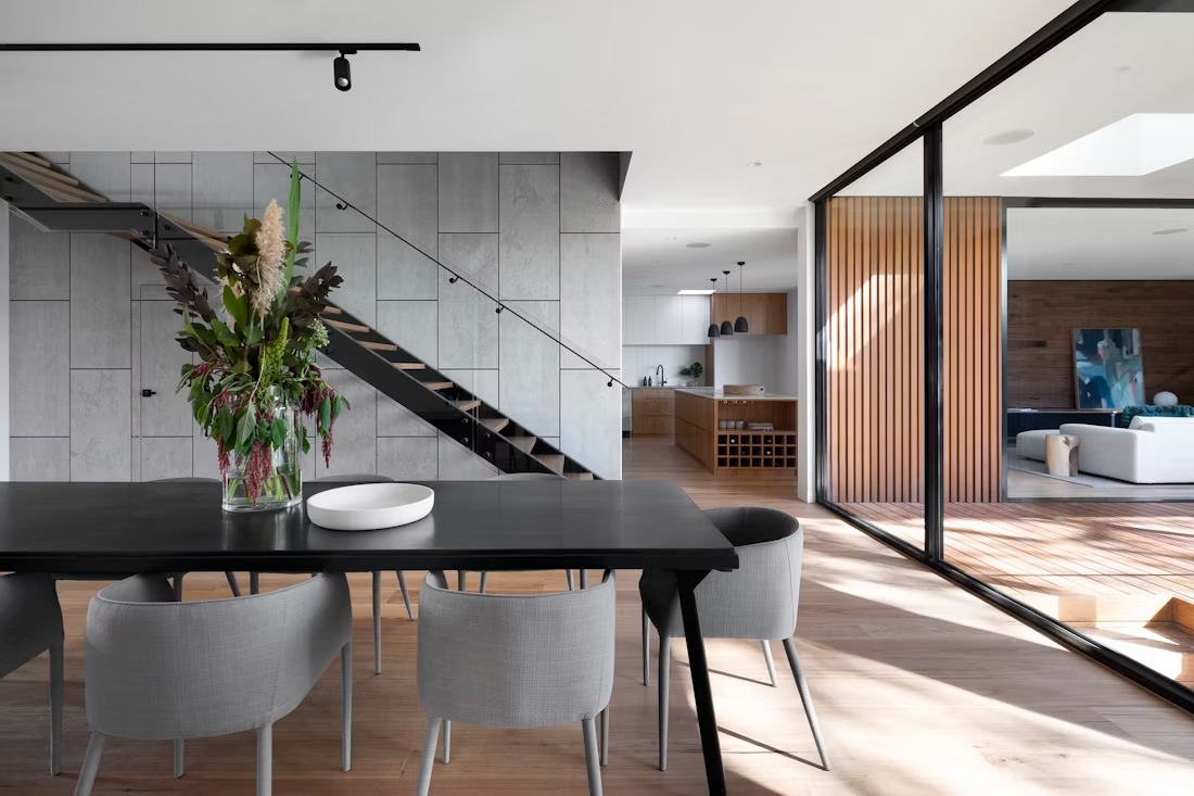 Contemporary architectural interior